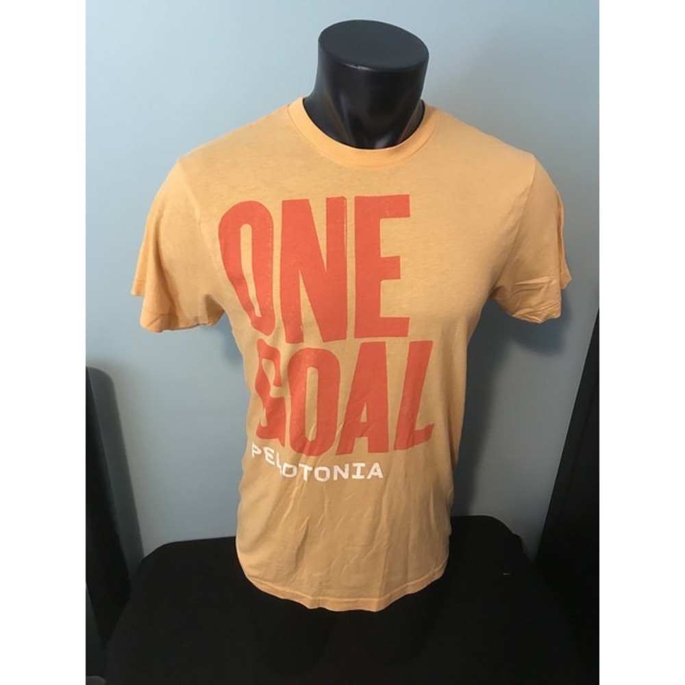 Homage Pelotonia One Goal Yellow Shirt‎ Mens size Large